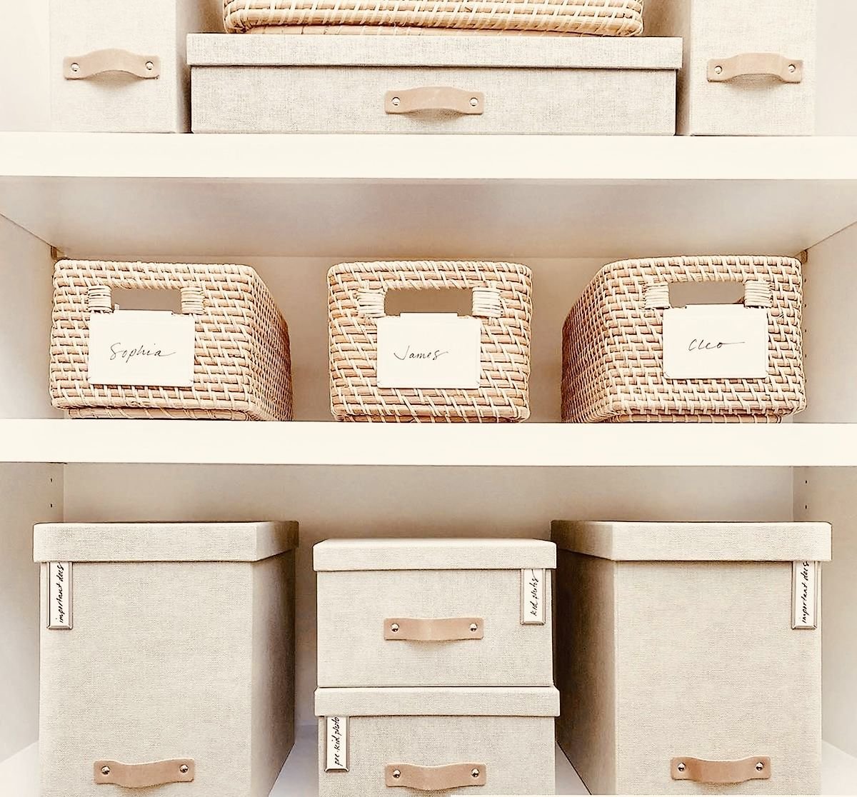 Canasto organizadores 2u.