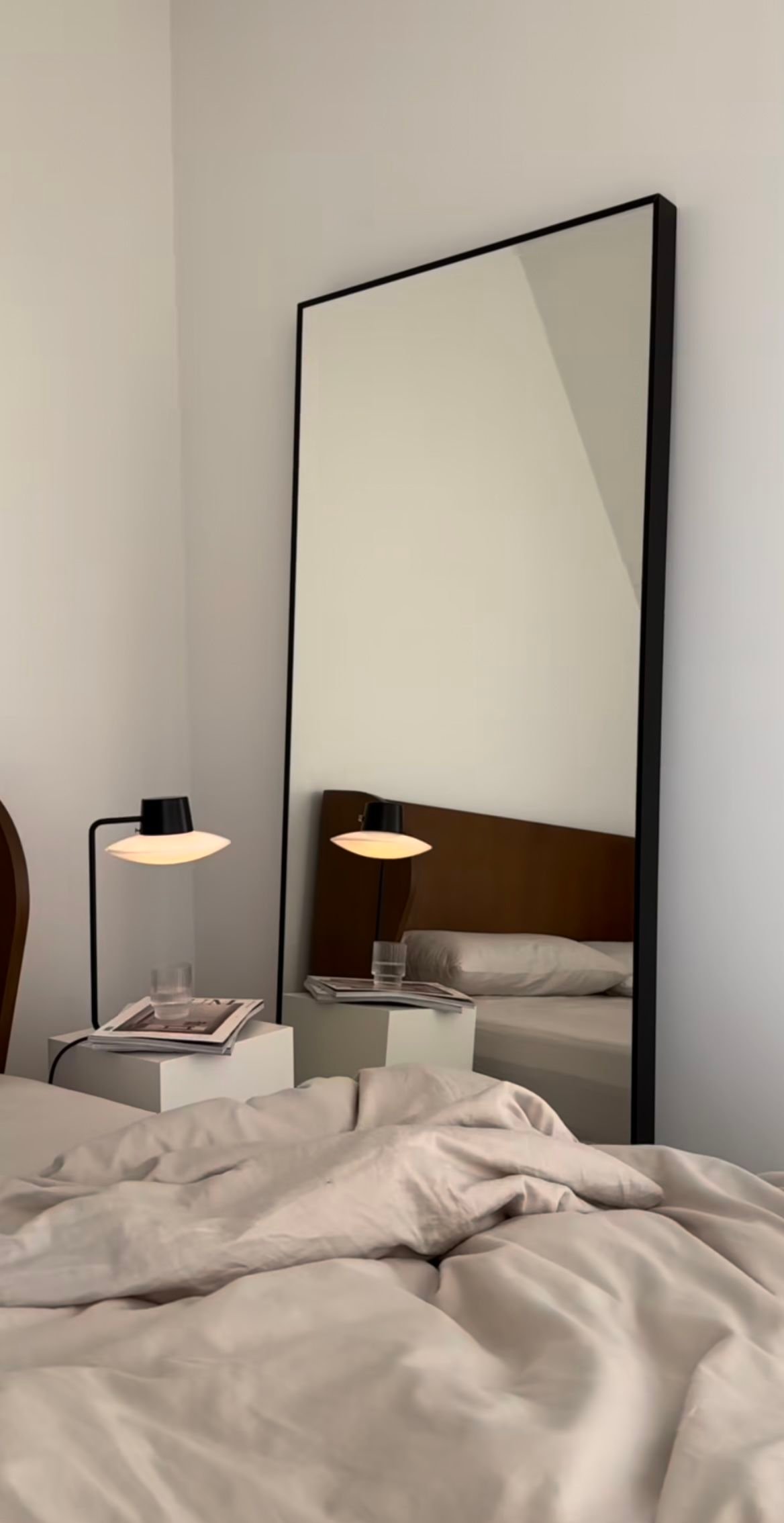 Espejo rectangular de hierro