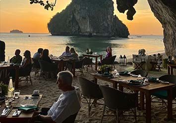 Cena romantica en thailandia